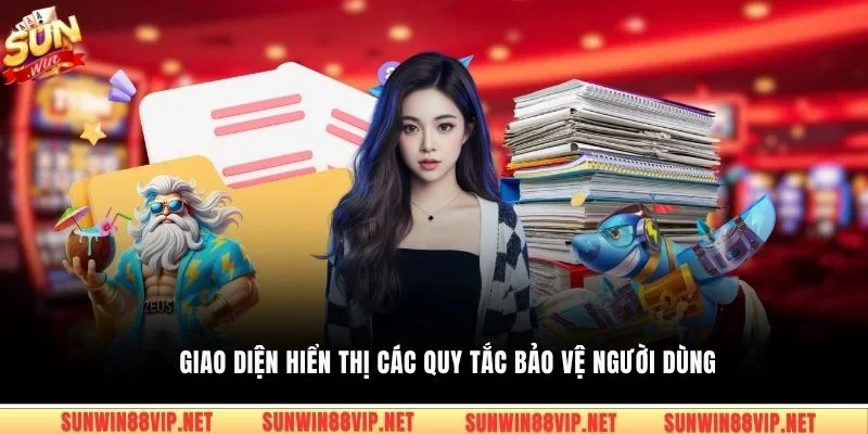 Giao diện hiển thị các quy tắc bảo vệ người dùng
